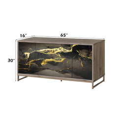 Payo Blue Console Cabinet - Ornate Home