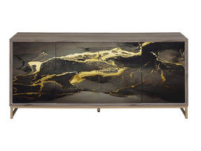 Payo Blue Console Cabinet - Ornate Home