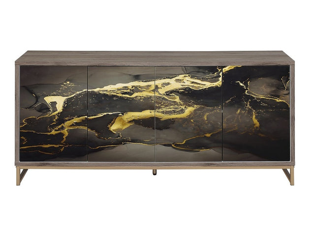 Payo Blue Console Cabinet - Ornate Home