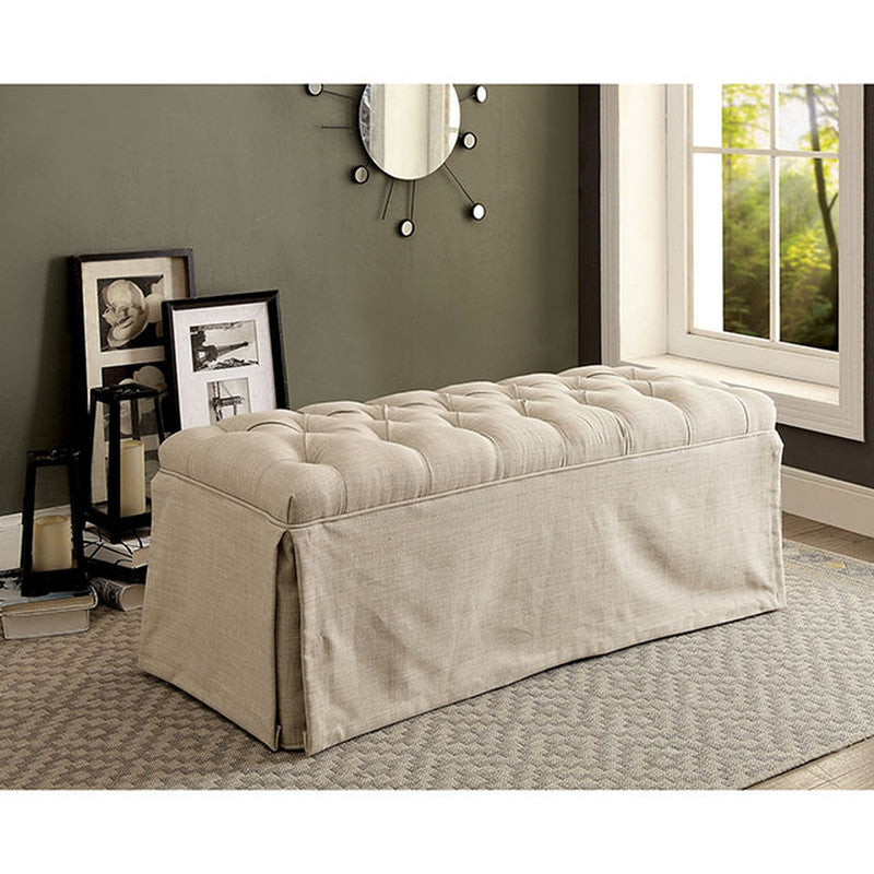 Payson Beige Bench - Ornate Home