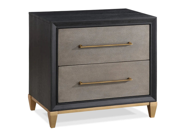 Payson Black/Brow Nightstand - Ornate Home
