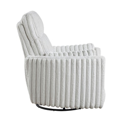 Payton Beige Swivel Glider Reclining Chair - Ornate Home