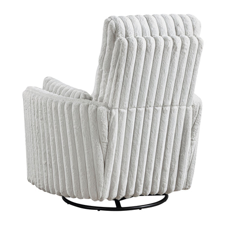 Payton Beige Swivel Glider Reclining Chair - Ornate Home