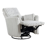 Payton Beige Swivel Glider Reclining Chair - Ornate Home