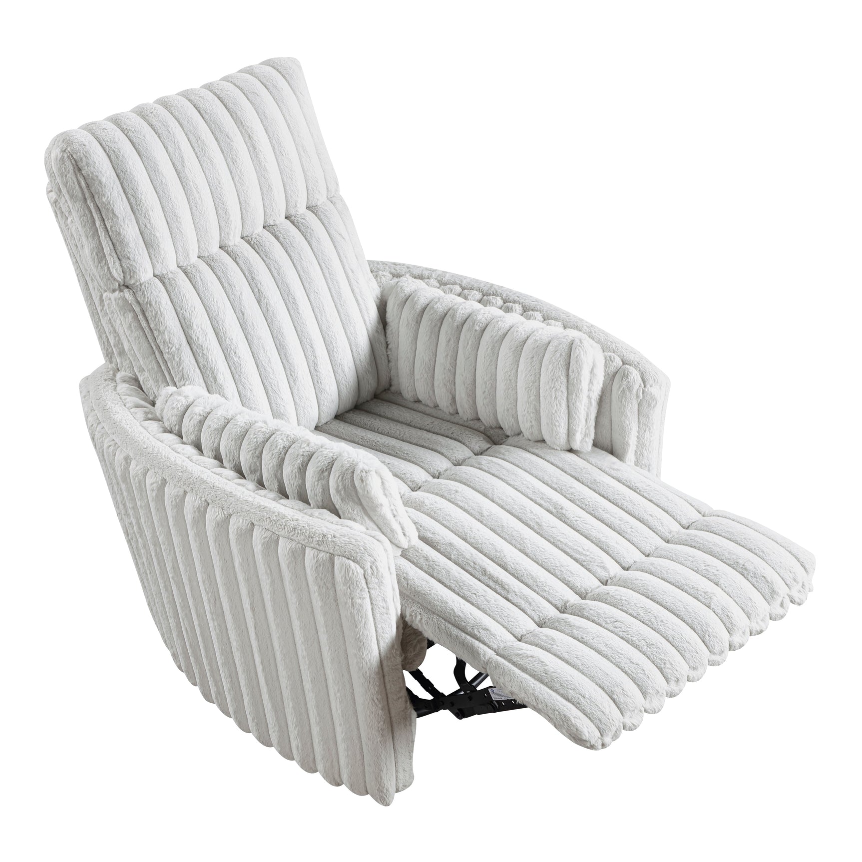 Payton Beige Swivel Glider Reclining Chair - Ornate Home