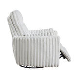 Payton Beige Swivel Glider Reclining Chair - Ornate Home