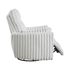 Payton Beige Swivel Glider Reclining Chair - Ornate Home