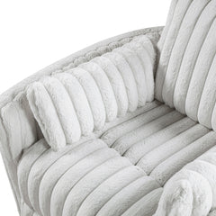 Payton Beige Swivel Glider Reclining Chair - Ornate Home