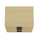 Payton Nightstand in Natural Oak and Black (set of 2) - Ornate Home