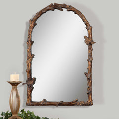 Paza Antique Gold Arch Mirror - Ornate Home