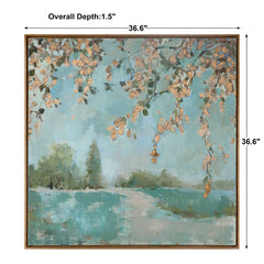 Peaceful Multicolor Landscape Art - Ornate Home