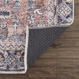 Peach Holi-2305 Washable Area Rug - Ornate Home