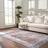 Peach Holi-2305 Washable Area Rug - Ornate Home