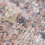 Peach Holi-2305 Washable Area Rug - Ornate Home