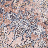 Peach Holi-2305 Washable Area Rug - Ornate Home