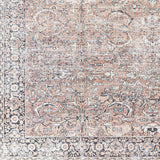 Peach Noda Vintage Washable Area Rug - Clearance - Ornate Home