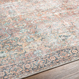 Peach Noda Vintage Washable Area Rug - Clearance - Ornate Home