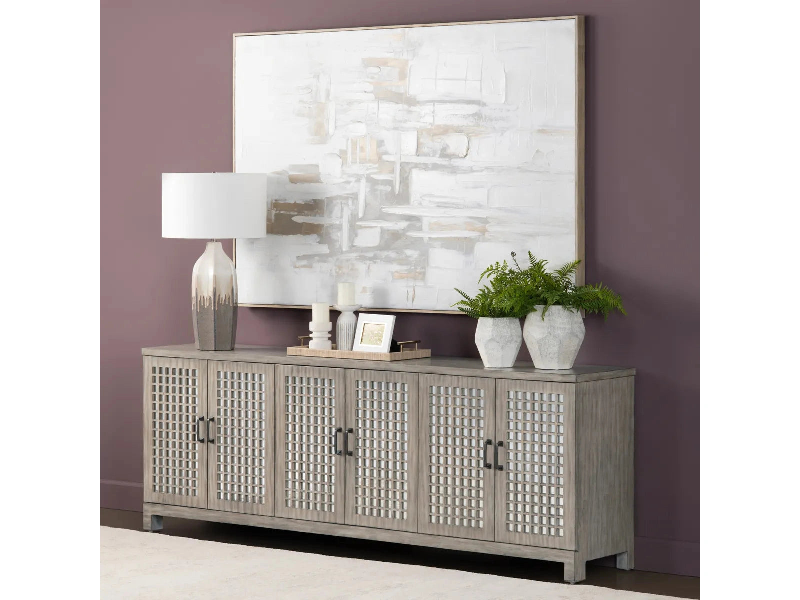 Peacham White/Grey Canvas