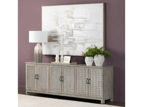 Peacham White/Grey Canvas - Ornate Home