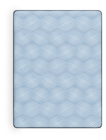 Peak 2.0 10 Hybrid Light Blue Queen Mattress - Ornate Home