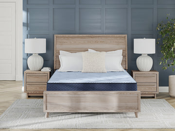 Peak 2.0 10 Hybrid Light Blue Queen Mattress - Ornate Home