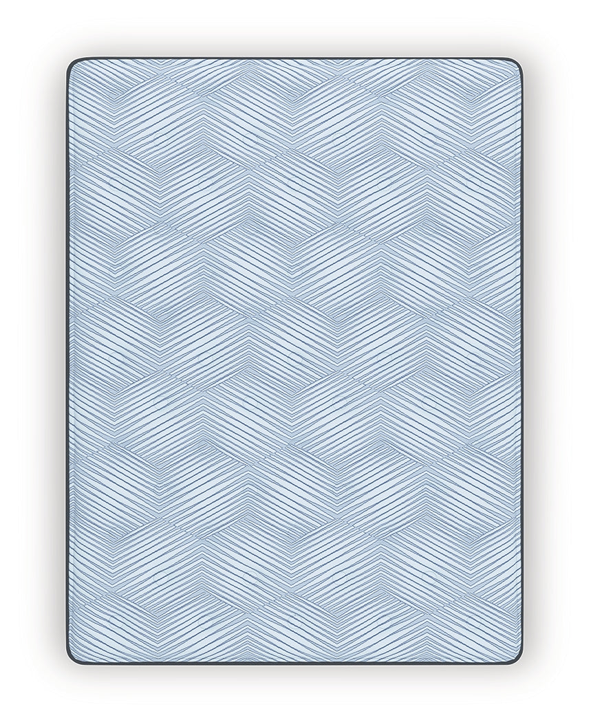 Peak 2.0 12 Hybrid Light Blue Full Mattress - Ornate Home