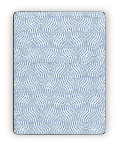 Peak 2.0 12 Hybrid Light Blue Full Mattress - Ornate Home