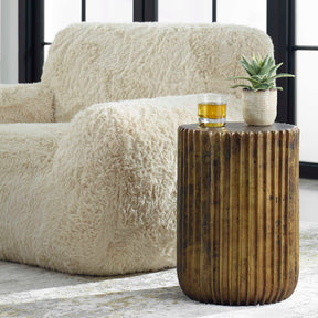 Peaks Gold Valleys Accent Table - Ornate Home