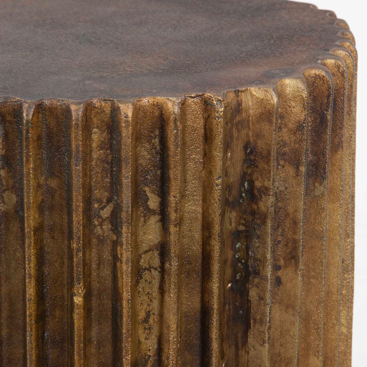 Peaks Gold Valleys Accent Table - Ornate Home