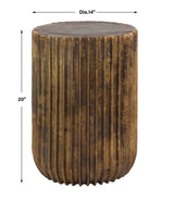 Peaks Gold Valleys Accent Table - Ornate Home