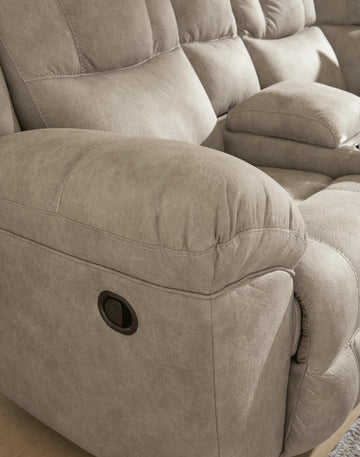 Pearce-Pike Birch 3-Piece Reclining Sectional w/ Console - Ornate Home
