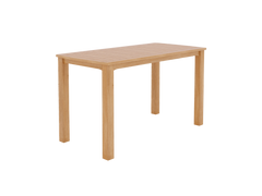 Pearl 7-Piece Rectangular Teak Taupe Outdoor Counter Height Dining Set - Ornate Home