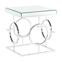 Pearl Chrome 2-Piece Occasional Table Set - Ornate Home