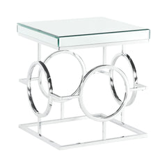 Pearl Chrome End Table - Ornate Home