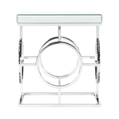 Pearl Chrome End Table - Ornate Home