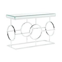 Pearl Chrome Sofa Table - Ornate Home