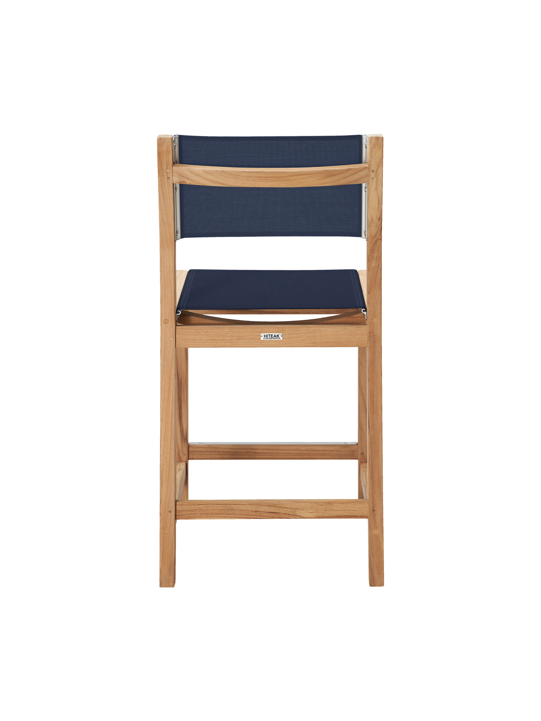 Pearl Teak Blue Outdoor Counter Height Dining Chair - Ornate Home