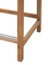 Pearl Teak Blue Outdoor Counter Height Dining Chair - Ornate Home