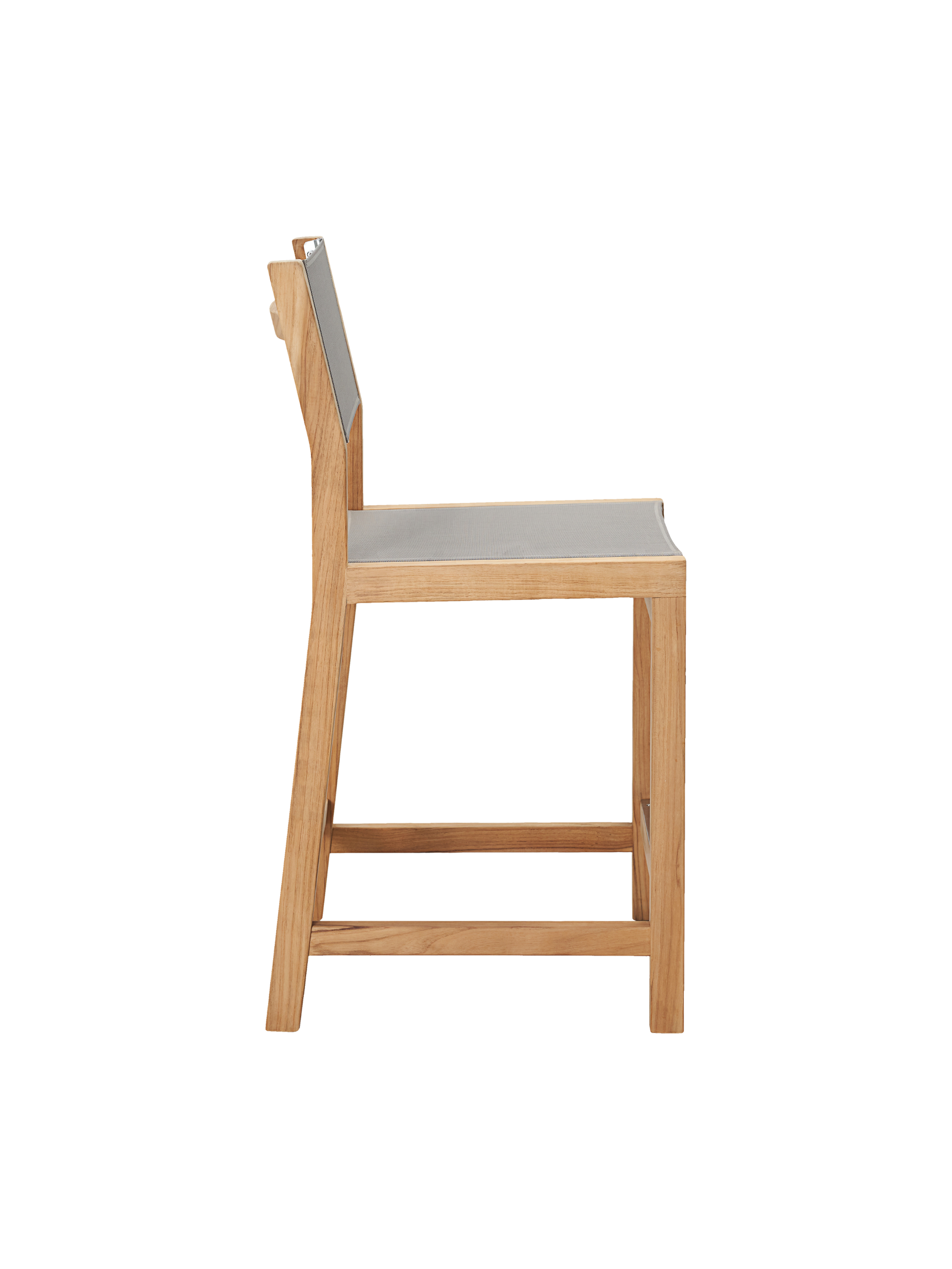 Pearl Teak Taupe Outdoor Counter Height Dining Chair - Ornate Home