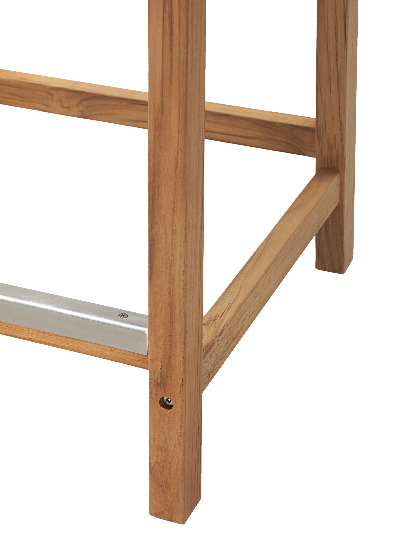 Pearl Teak Taupe Outdoor Counter Height Dining Chair - Ornate Home