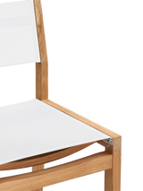 Pearl Teak White Outdoor Counter Height Dining Chair - Ornate Home