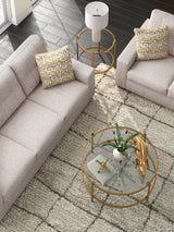 Pearlox Gold Occasional Table Set (Set of 3) (Online Special Price) - Ornate Home
