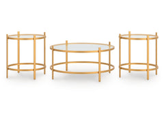 Pearlox Gold Occasional Table Set (Set of 3) - Ornate Home