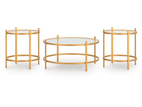 Pearlox Gold Occasional Table Set (Set of 3) - Ornate Home