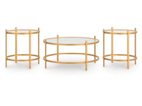 Pearlox Gold Occasional Table Set (Set of 3) - Ornate Home