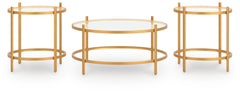 Pearlox Gold Occasional Table Set (Set of 3) - Ornate Home