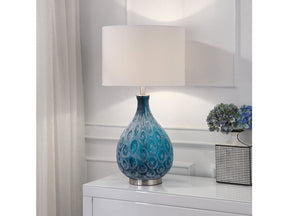 Pearson Blue/White Table Lamp - Ornate Home