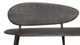 Pebble Grey Bench - Ornate Home