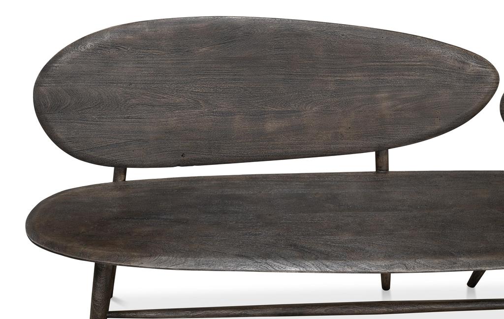 Pebble Grey Bench - Ornate Home