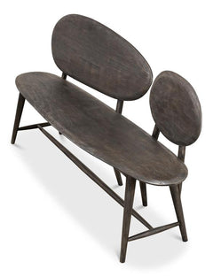 Pebble Grey Bench - Ornate Home